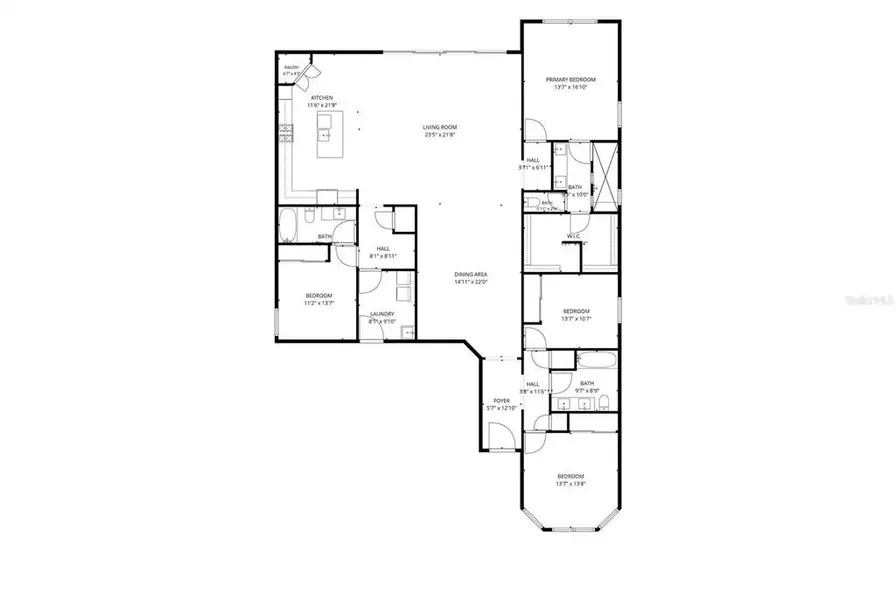 2D floor plan layout of this home in , Mount Dora, FL (Image 5).