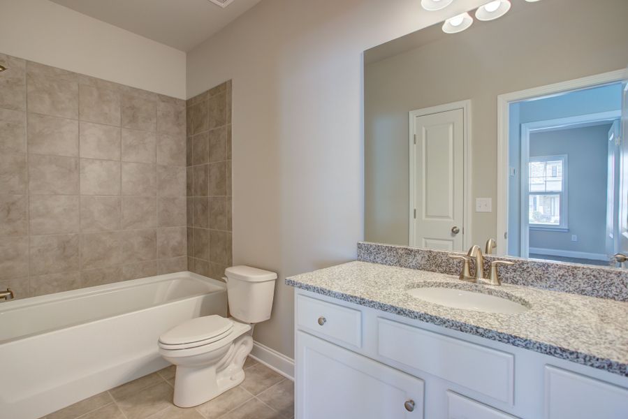 Desirable full bath located on the main level