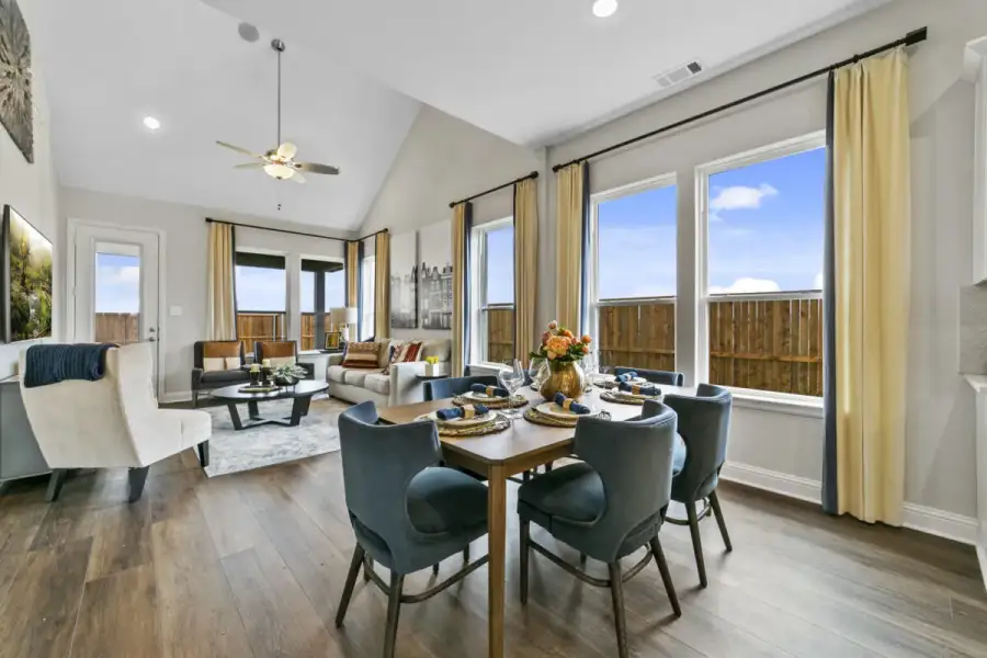 Representative furnished interior of a home built from the Melrose by Landon Homes in Lexington Frisco, Frisco (Image 6).