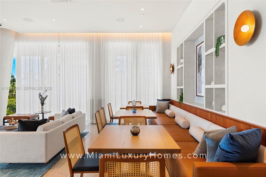 Furnished interior view inside a new home in , Miami (Image 49).