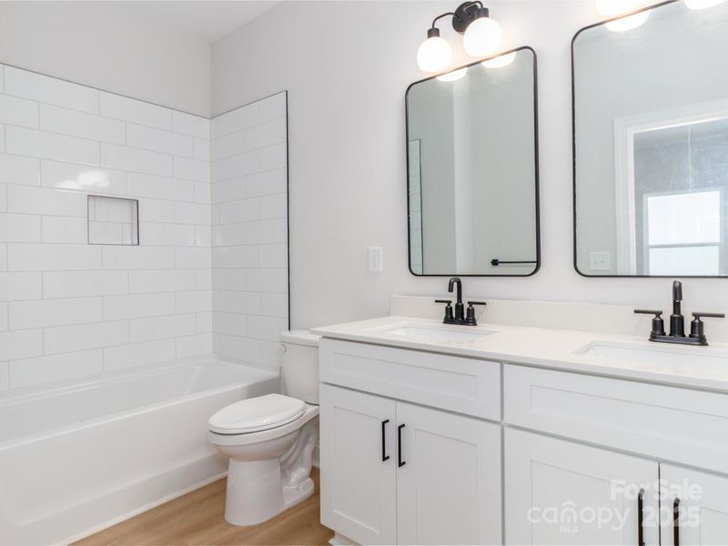 Furnished interior view inside a new home in , Charlotte (Image 27).