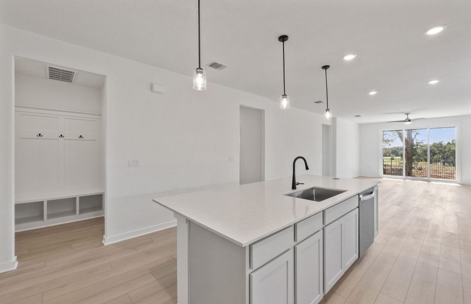 Furnished interior view inside a new home in Woodside, Georgetown (Image 9).