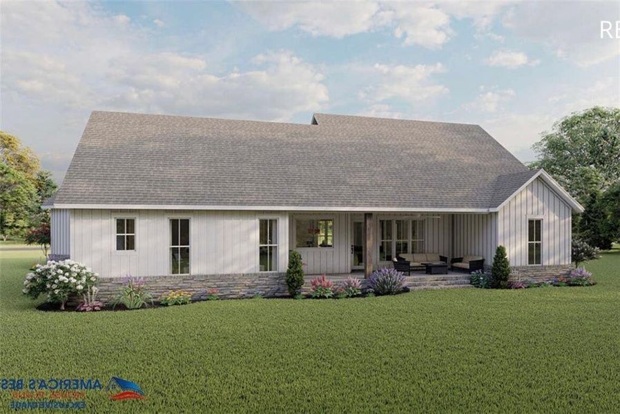 Exterior details and patio area of a home in , Calhoun (Image 8).