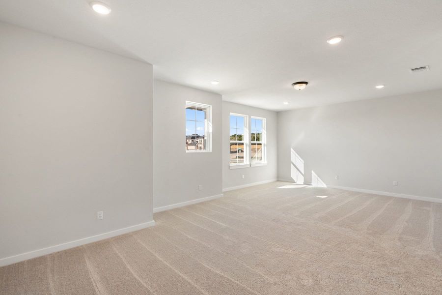 Spacious, unfurnished interior of a new home in Heritage, Dripping Springs (Image 42). Spacious, unfurnished interior of a new home in Heritage, Dripping Springs (Image 42).