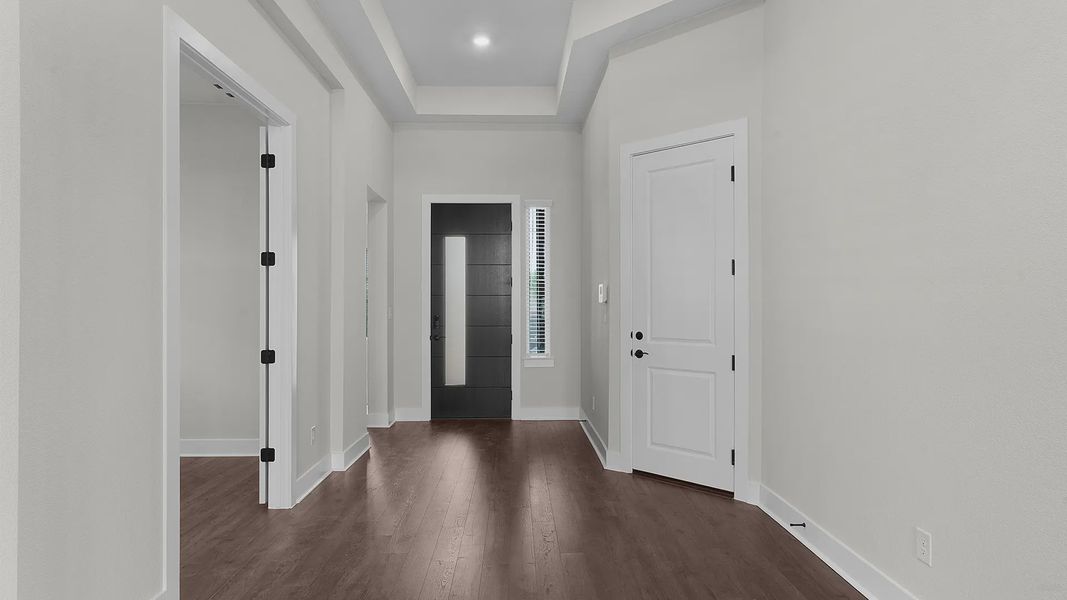 Spacious, unfurnished interior of a new home in Parkside on the River, Georgetown (Image 8). Spacious, unfurnished interior of a new home in Parkside on the River, Georgetown (Image 8).