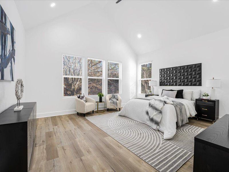 Furnished interior view inside a new home in , Dallas (Image 31).