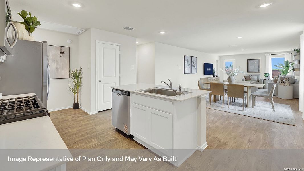 Furnished interior view inside a new home in Lantana, Lockhart (Image 13).