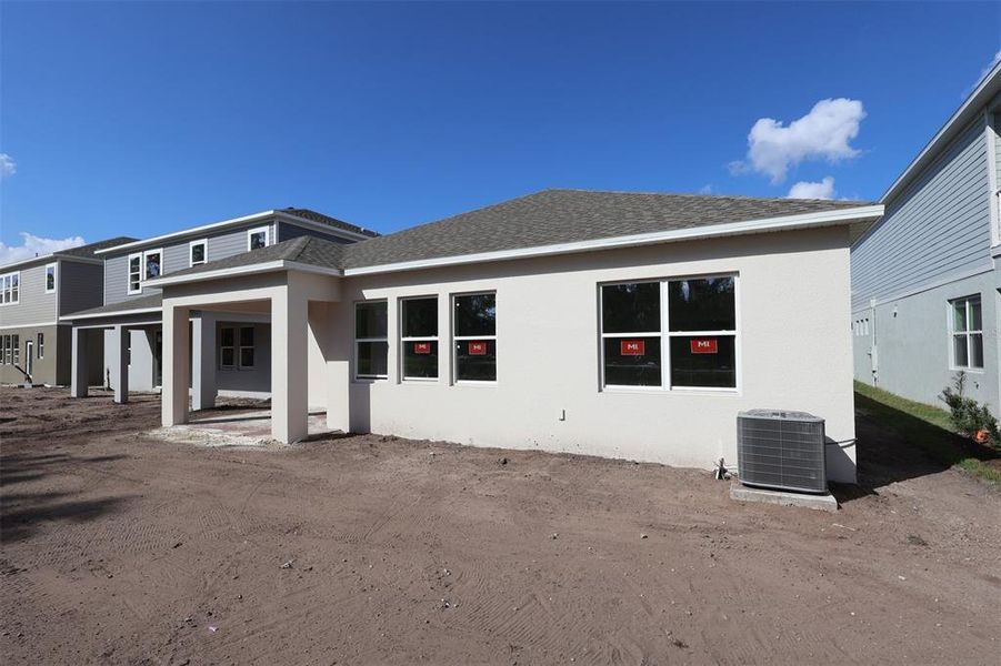 Exterior details and patio area of a home in Eden at Crossprairie, St. Cloud (Image 5).