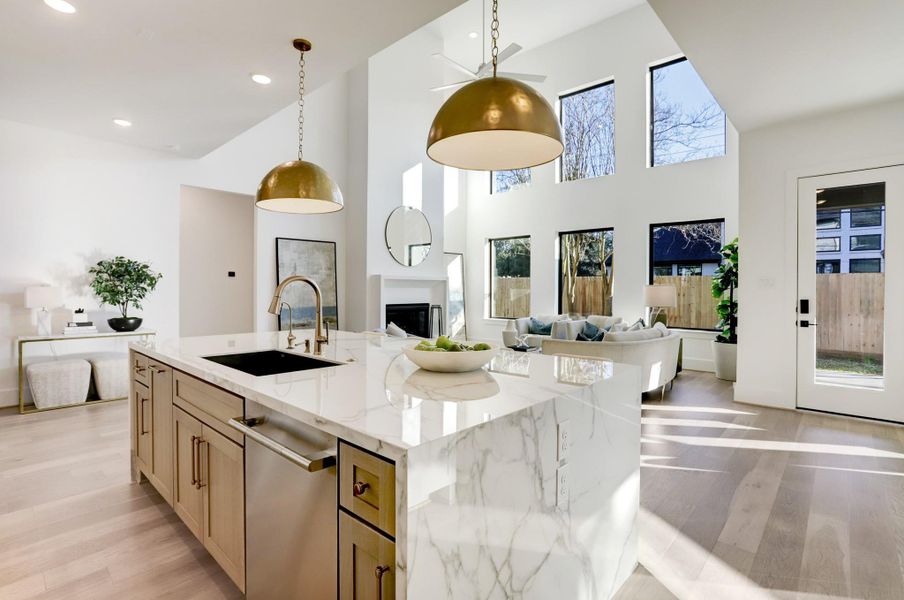 Example of builder's prior work. Similar floor plan