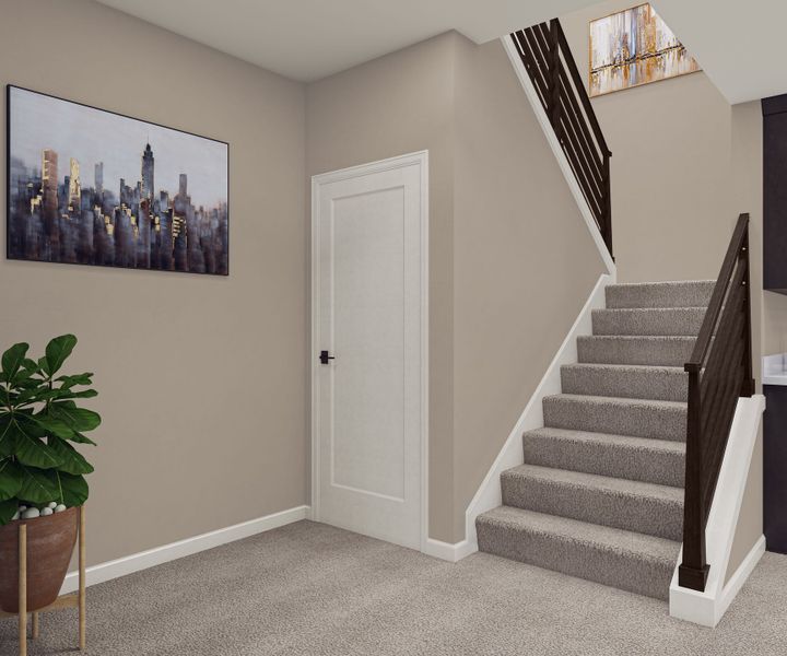 Representative furnished interior of a home built from the 3508 by Tri Pointe Homes in The Aurora Highlands, Aurora (Image 25).