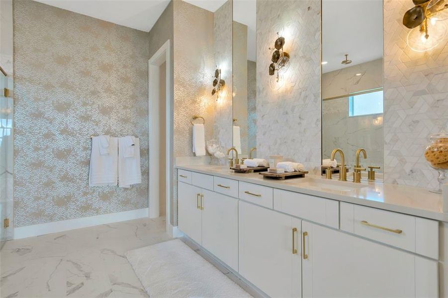 Furnished interior view inside a new home in Biscayne Landing at Seaire, Parrish (Image 46).