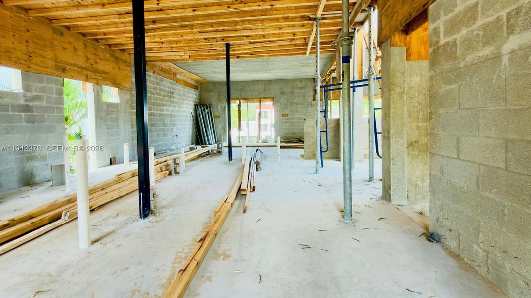 In-progress construction of a new home in , Pompano Beach, FL (Image 14).