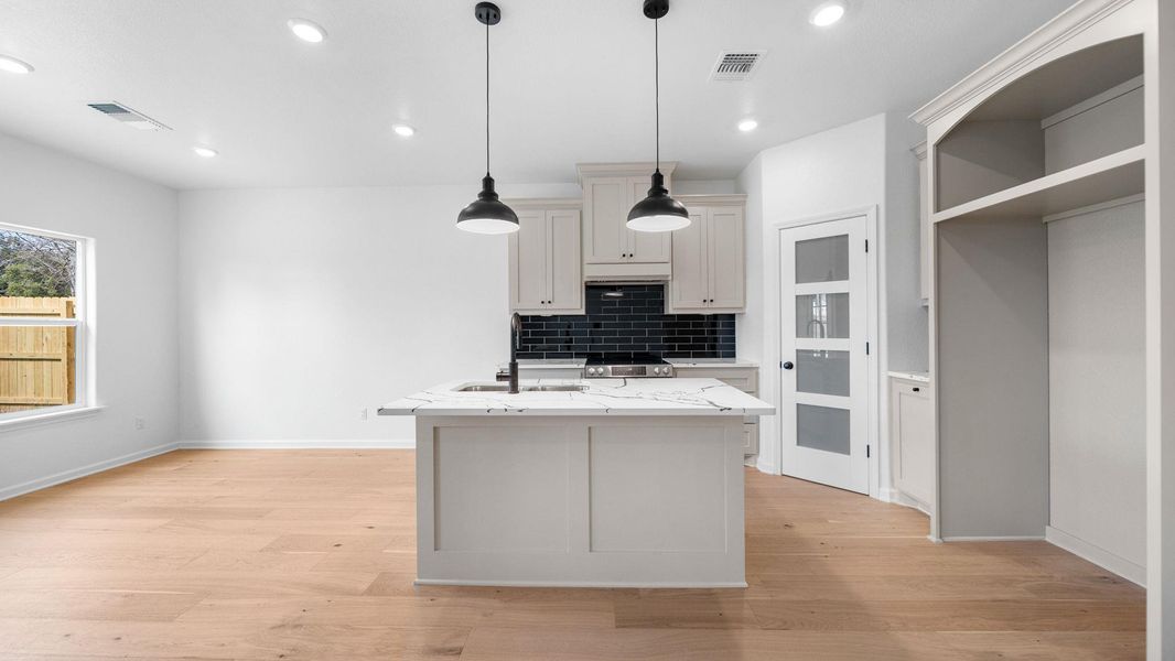 Furnished interior view inside a new home in , Giddings (Image 6).