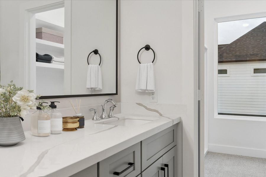 Furnished interior view inside a new home in , Houston (Image 6).