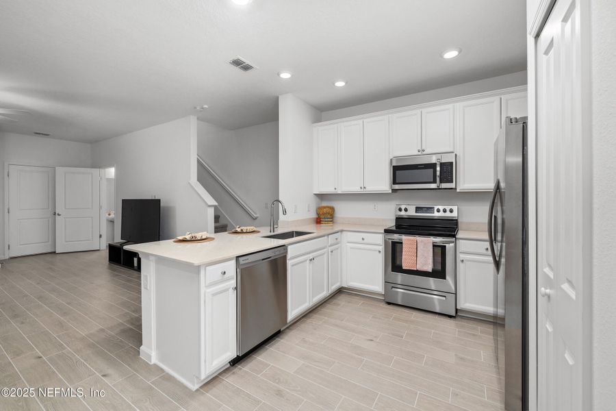Furnished interior view inside a new home in , St. Augustine (Image 7).