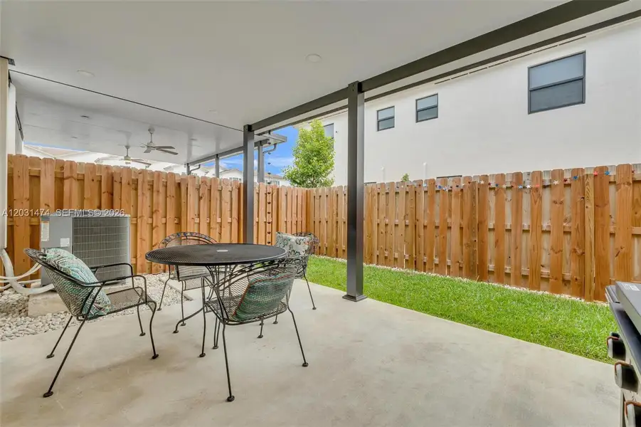 Exterior details and patio area of a home in , Miami (Image 4).