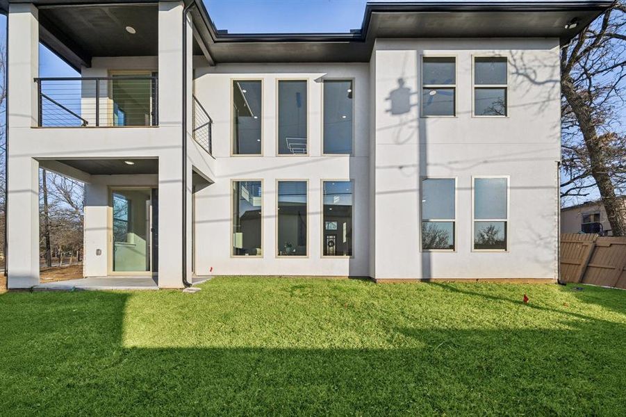 Exterior details and patio area of a home in , Keller (Image 4). Exterior details and patio area of a home in , Keller (Image 4).