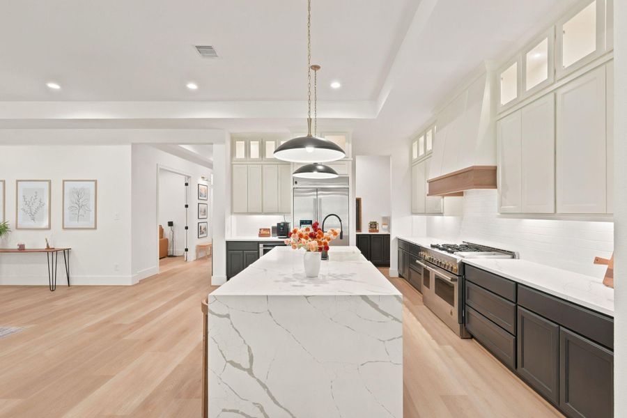Furnished interior view inside a new home in , New Waverly (Image 27).