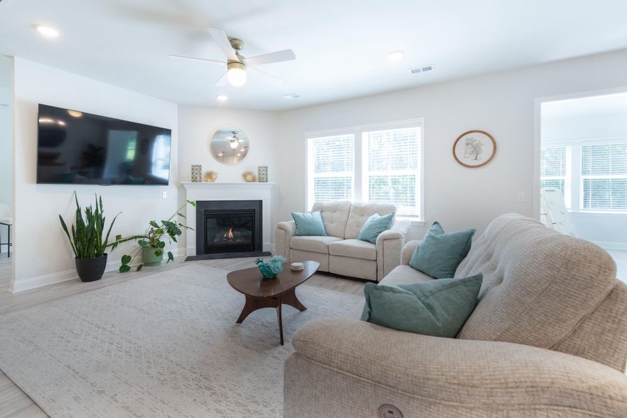 Furnished interior view inside a new home in , Johns Island (Image 24).