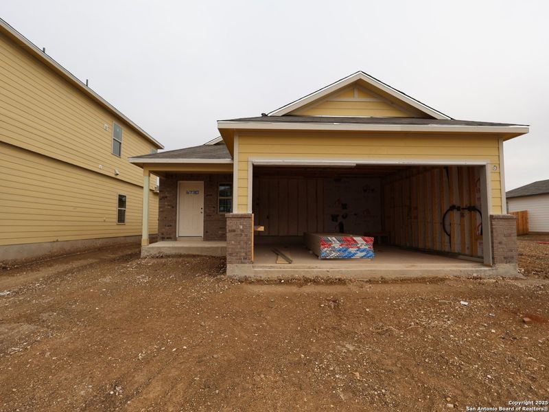 In-progress construction of a new home in Winding Brook, San Antonio, TX (Image 20).