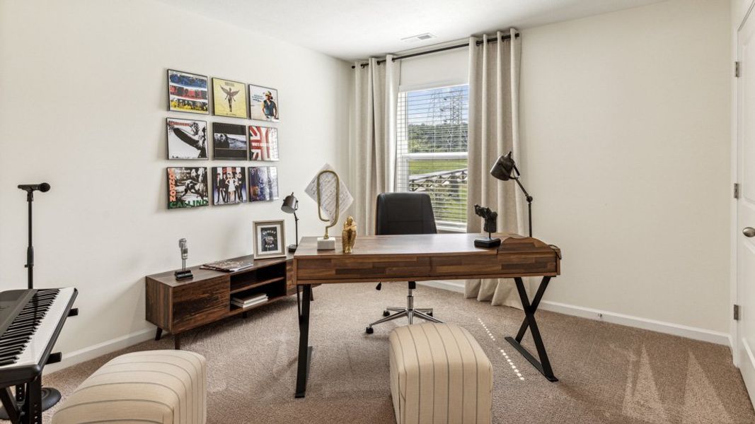 Furnished interior view inside a new home in Millstone Village, Morristown (Image 27).