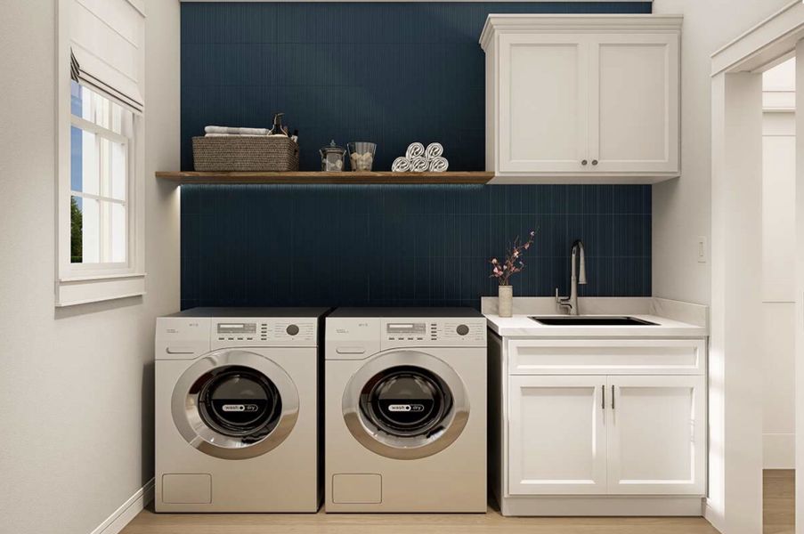 Representative furnished interior of a home built from the Otto by Zeal Home Builders in Echo Grove, Poolville (Image 11).