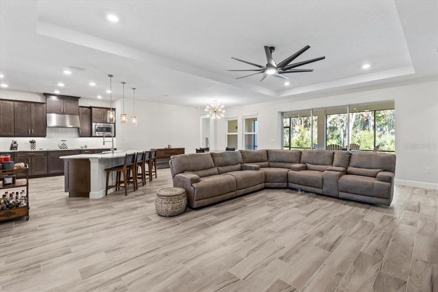 Furnished interior view inside a new home in Windchase at Halifax Plantation, Ormond Beach (Image 5). Furnished interior view inside a new home in Windchase at Halifax Plantation, Ormond Beach (Image 5).