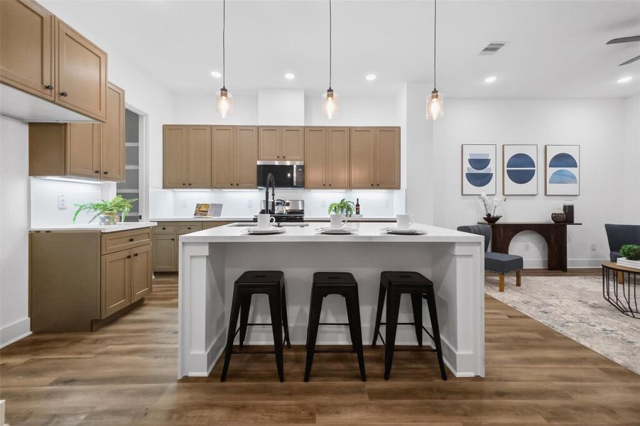 Furnished interior view inside a new home in , Houston (Image 28).