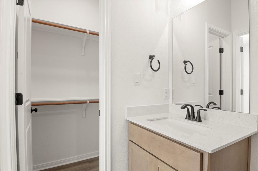 Furnished interior view inside a new home in Blanco Vista, San Marcos (Image 8). Furnished interior view inside a new home in Blanco Vista, San Marcos (Image 8).