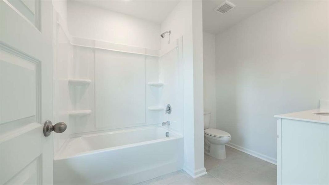 Furnished interior view inside a new home in Townes at Asbury, Hapeville (Image 5).