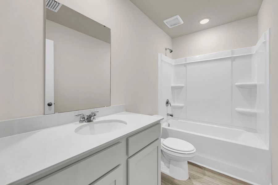Furnished interior view inside a new home in Windward Village, Summerville (Image 3). Furnished interior view inside a new home in Windward Village, Summerville (Image 3).