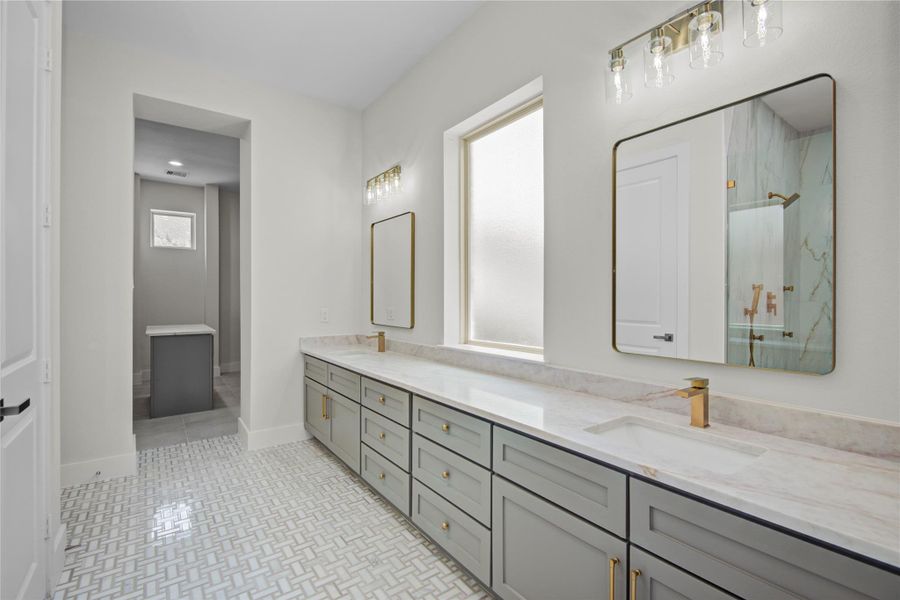 Furnished interior view inside a new home in , Spring (Image 16).