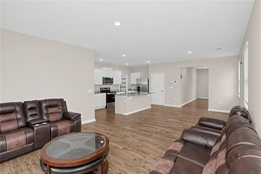 Furnished interior view inside a new home in Etowah Preserve, Dawsonville (Image 15).