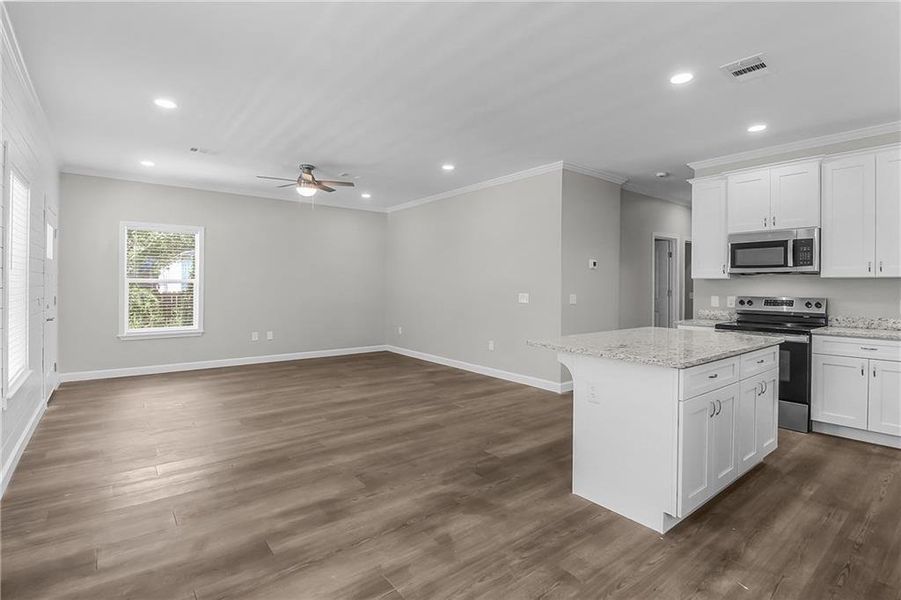 Spacious, unfurnished interior of a new home in , Ludowici (Image 19).