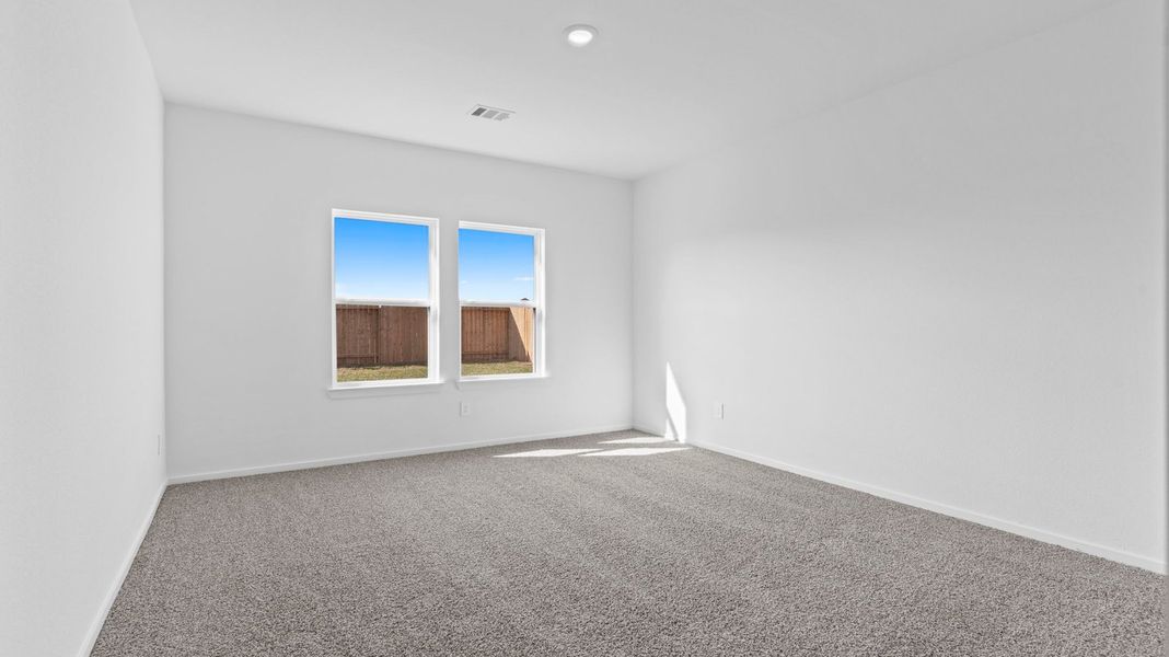Representative unfurnished interior of a home built from the Florence by D.R. Horton in Riverwood Ranch, Angleton (Image 16). Representative unfurnished interior of a home built from the Florence by D.R. Horton in Riverwood Ranch, Angleton (Image 16).