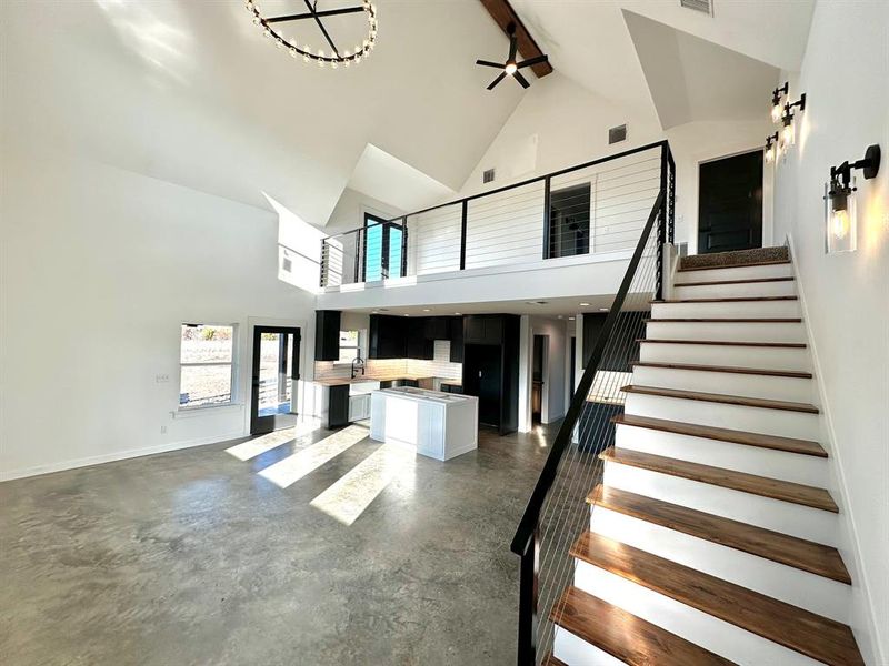 Furnished interior view inside a new home in , Strawn (Image 3).