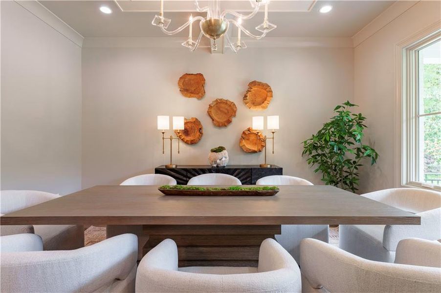 Furnished interior view inside a new home in , Atlanta (Image 17).