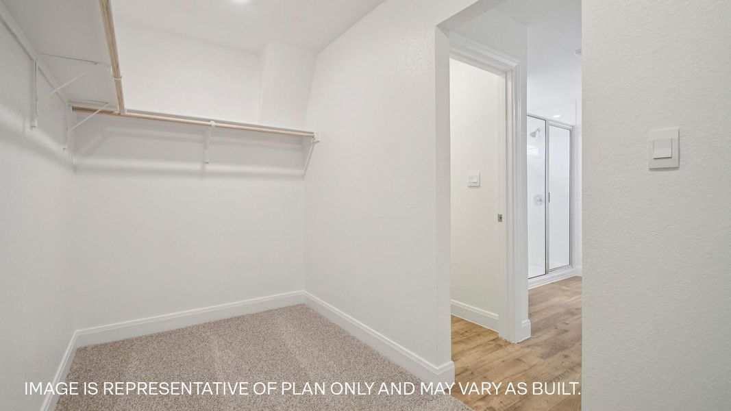 Representative unfurnished interior of a home built from the The Westley by D.R. Horton in Railhead, Cedar Creek (Image 28).