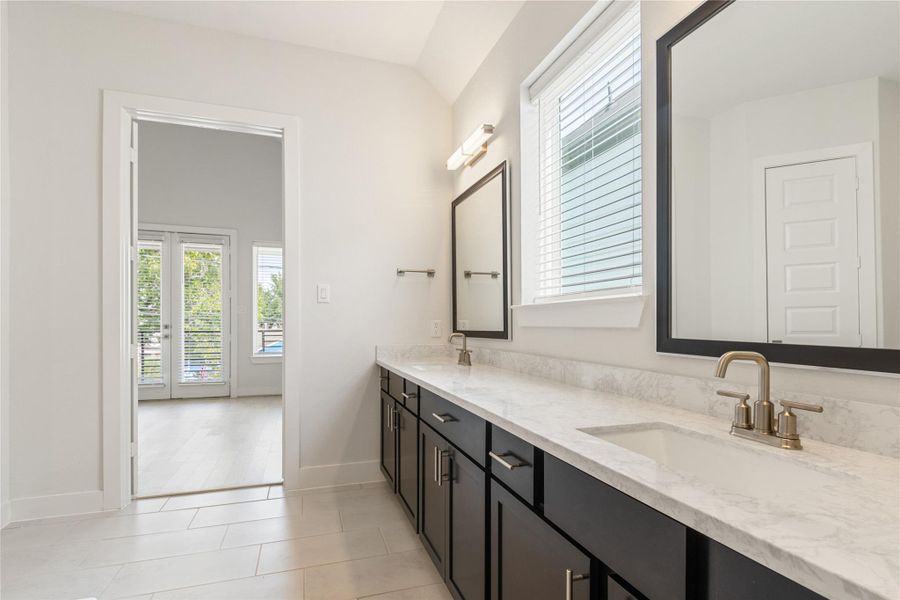 Furnished interior view inside a new home in Shady Acres, Houston (Image 10). Furnished interior view inside a new home in Shady Acres, Houston (Image 10).