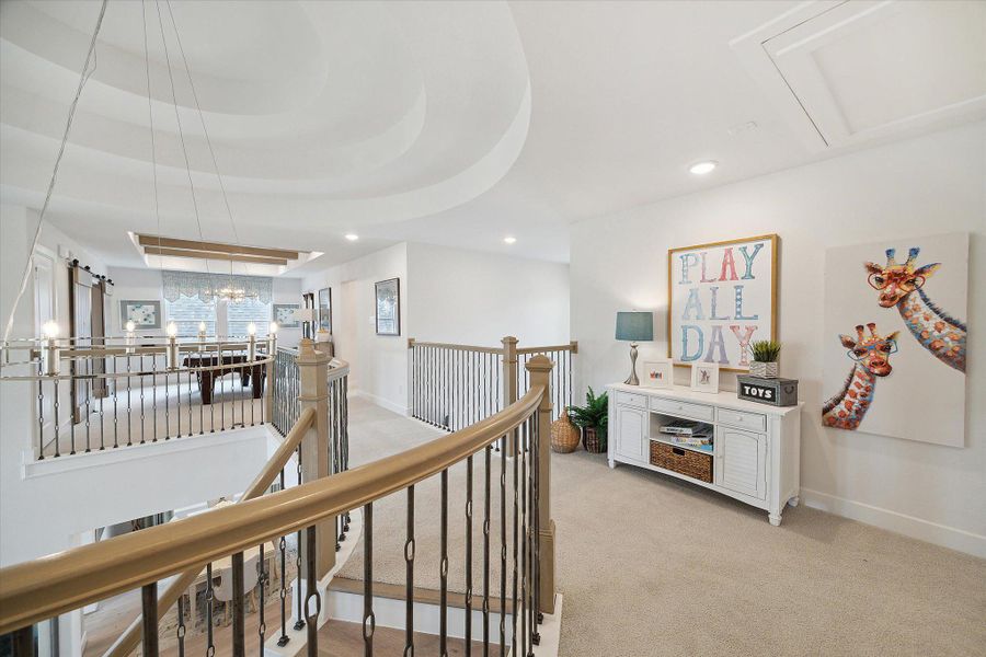 Representative furnished interior of a home built from the The Carter Z by Westin Homes in The Woodlands Hills – 65', Willis (Image 10).