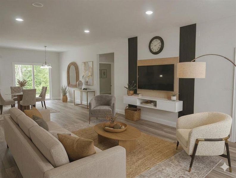 Furnished interior view inside a new home in , Ocala (Image 14).