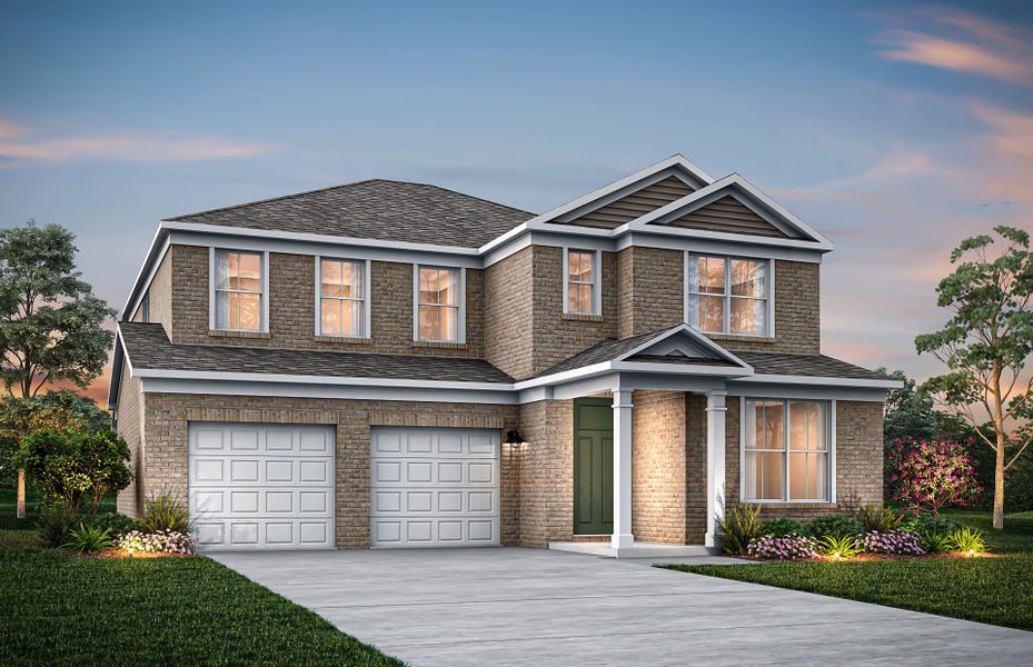 Representative exterior photo of a completed home built from the Moorpark by Pulte Homes in Devonshire, Mount Juliet, TN (Image 21). Representative exterior photo of a completed home built from the Moorpark by Pulte Homes in Devonshire, Mount Juliet, TN (Image 21).