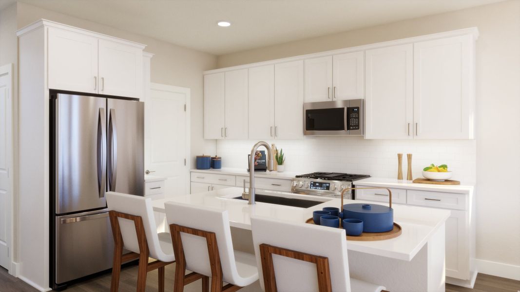 Representative furnished interior of a home built from the 2 by Trumark Homes in Trumark Homes at Tanterra, Parker (Image 5).