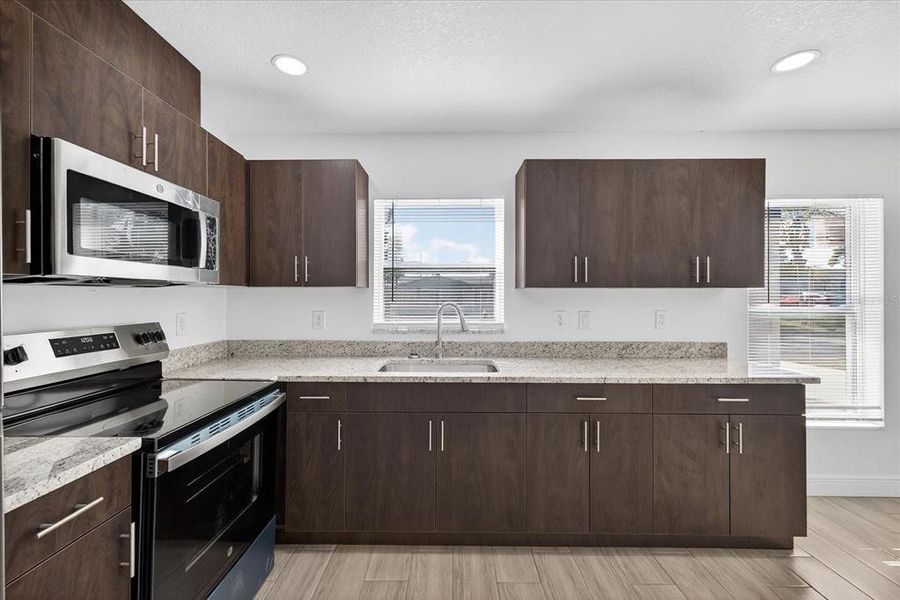 Furnished interior view inside a new home in , Holiday (Image 7). Furnished interior view inside a new home in , Holiday (Image 7).