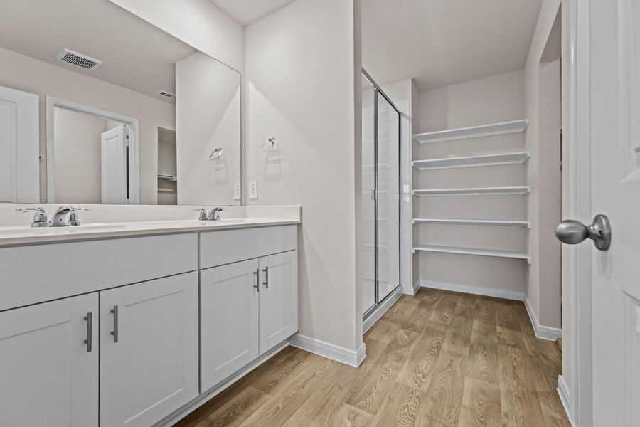 Furnished interior view inside a new home in Whisper South, San Marcos (Image 5).