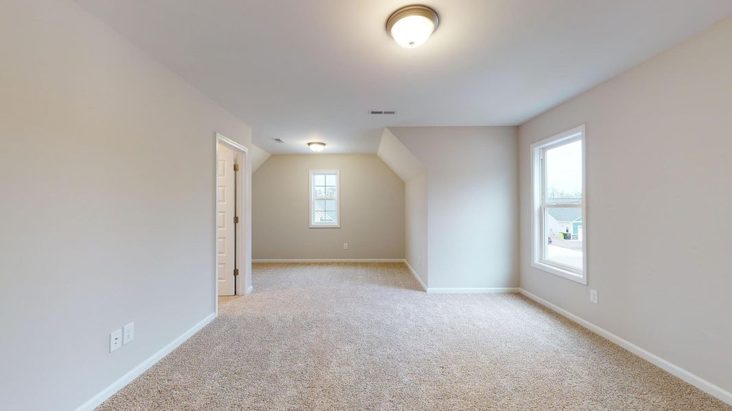 Representative unfurnished interior of a home built from the Thornwood A by JC Jackson Homes,LLC in Heritage Pointe, Newport (Image 20).