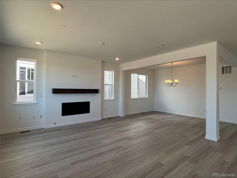 Spacious, unfurnished interior of a new home in Crossway at Second Creek, Commerce City (Image 27). Spacious, unfurnished interior of a new home in Crossway at Second Creek, Commerce City (Image 27).