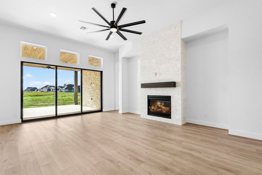 Spacious, unfurnished interior of a new home in Leander Estates, Leander (Image 14). Spacious, unfurnished interior of a new home in Leander Estates, Leander (Image 14).
