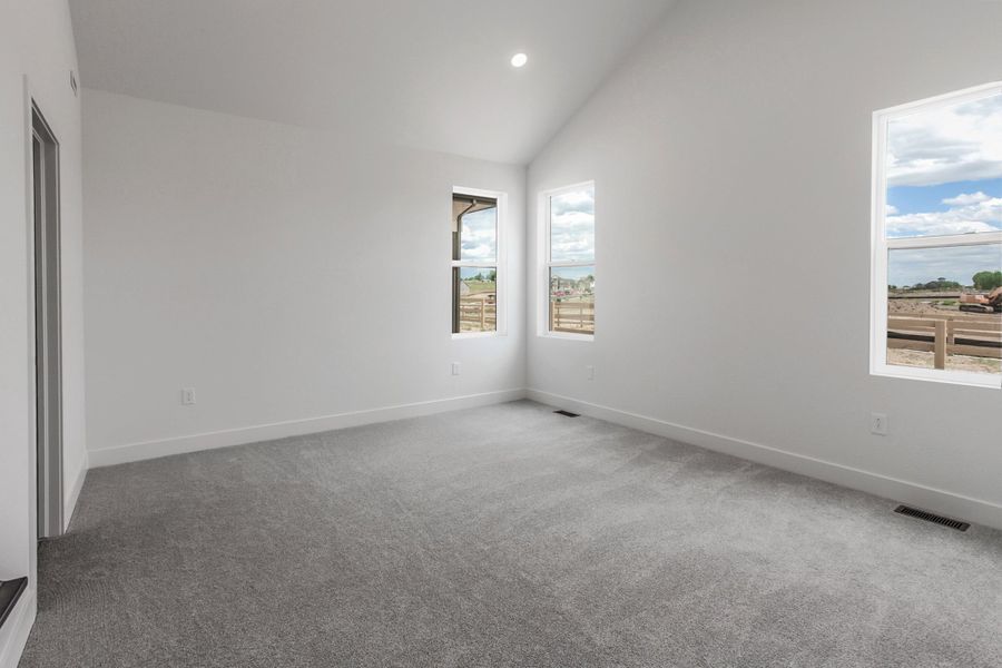 Representative unfurnished interior of a home built from the Morrison by Hartford Homes in Prairie Song, Windsor (Image 51).