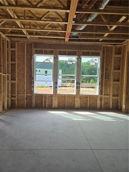 In-progress construction of a new home in Ashbury Commons, Powder Springs, GA (Image 6).